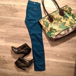 Seven Size 24 Teal Jean